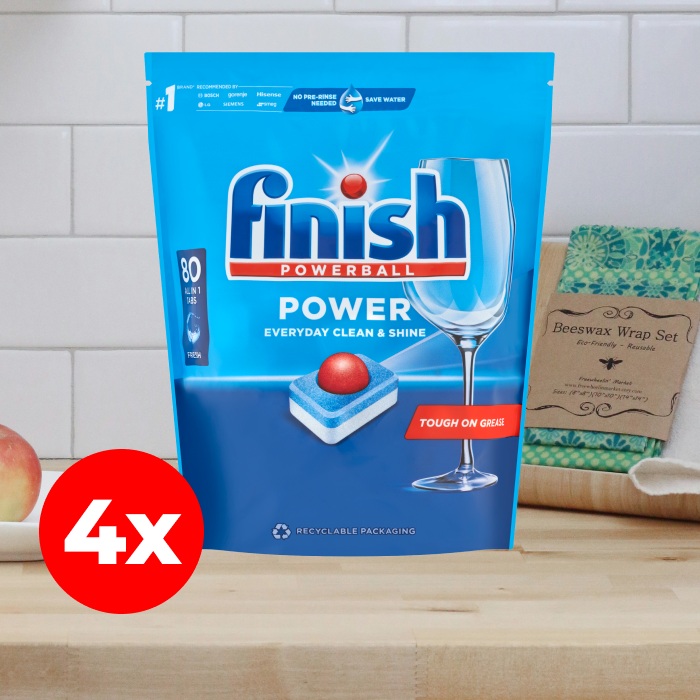 Finish All-in-One Max mosogatógép-tabletta, 4x80db