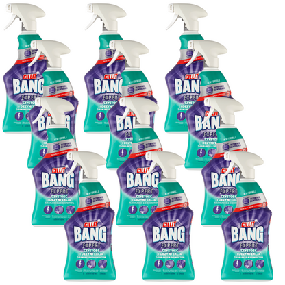 Cillit Bang Expert tisztító és klórmentes fertőtlenítő spray, 12x750 ml