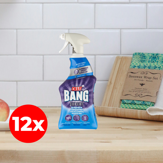 Cillit Bang Fürdőszobai Ragyogás tisztítószer Spray, 12x750 ml